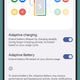 A single toggle switch controls adaptive charging on Android.